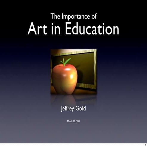 The Importance of Arts In Education