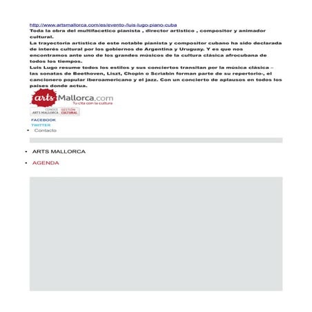 Luis Lugo Arts Mallorca 