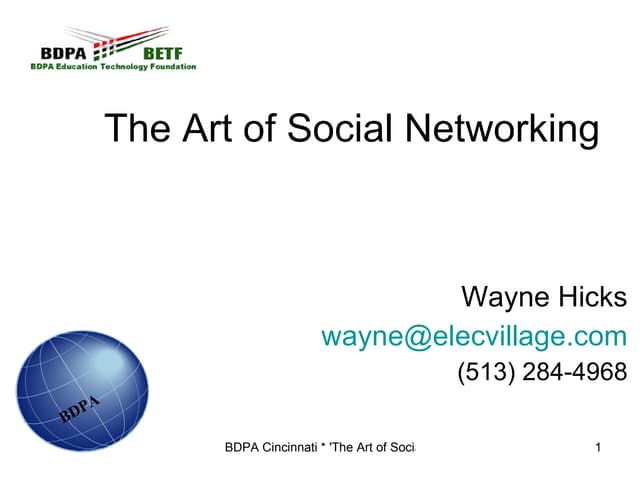 The Art of Social Networking