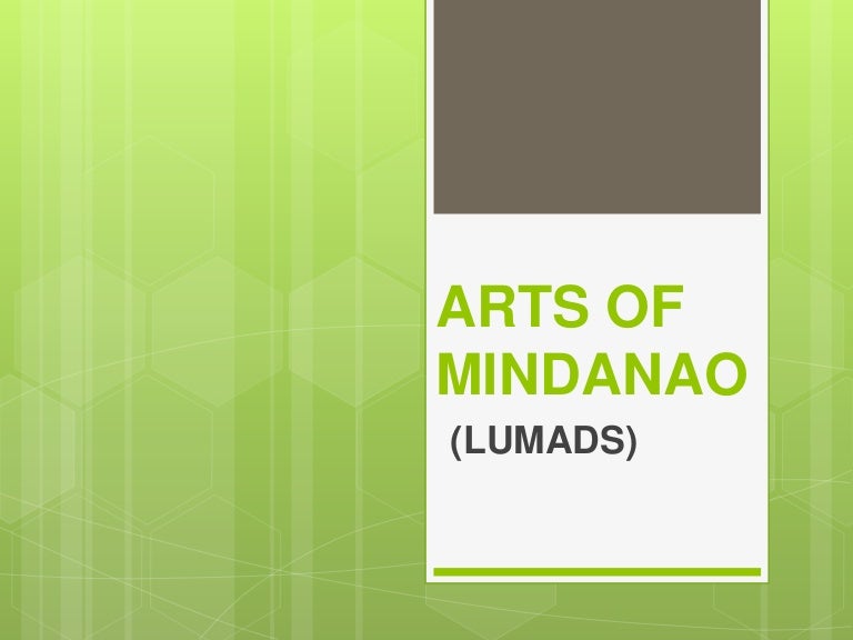 Arts of mindanao