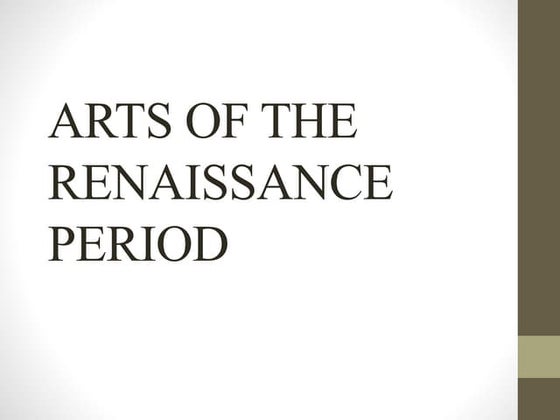 Arts of the Renaissance and Baroque Period MAPEH 9 | PPTX | Painting ...