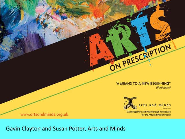 Arts on prescription