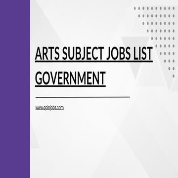Arts Subject Jobs List Government.pdf