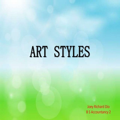 Art styles