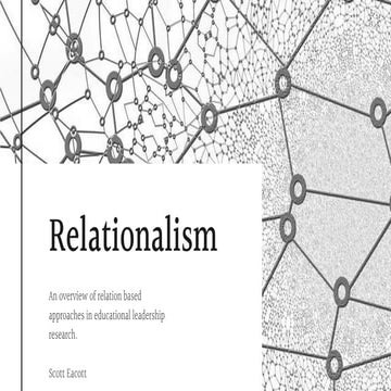 Relationalism in educational leadership research