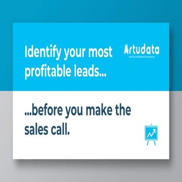 Artudata lead scoring 
