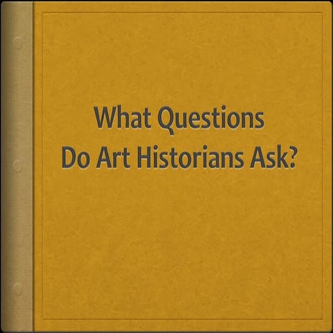 Basic art vocabulary