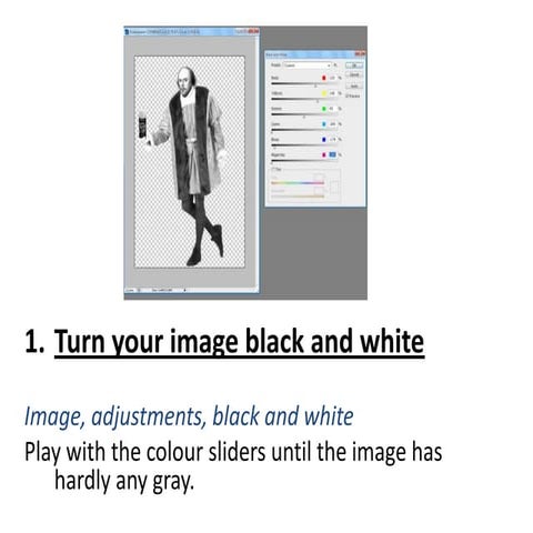 Artwork tutorial 2   making it look like banksy