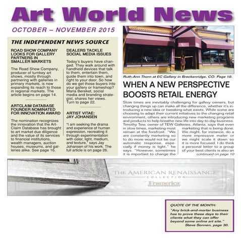 Art Dealers Tackle Social Media Issues