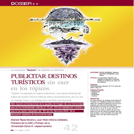 Tourism campaign "Descubre el espíritu de Don Quijote", 2004