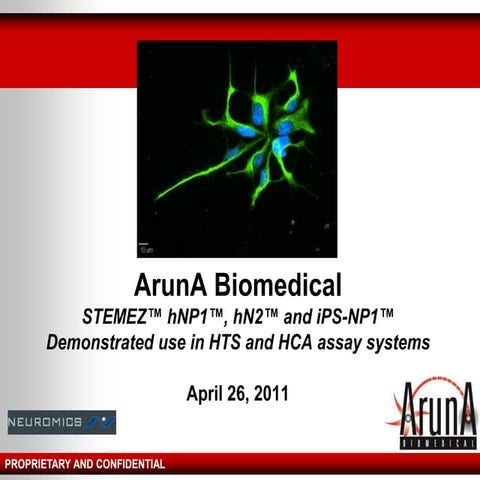 Arun A Neuromics Hca Hts Overview V3 04 26 2011