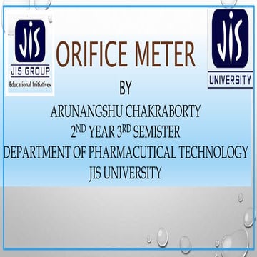 Orifice Meter 
