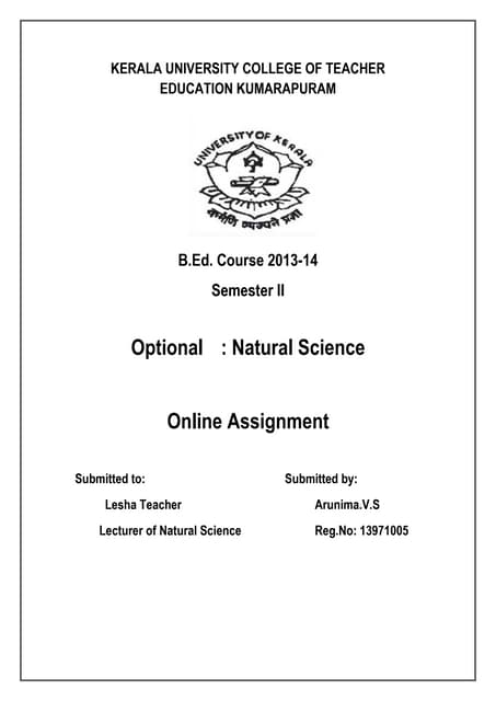 MODERN TRENDS IN CURRICULAR MOVEMENTS IN STATE LEVEL IN TEACHING NATURAL SCIENCE & ROL E OF SCERT 