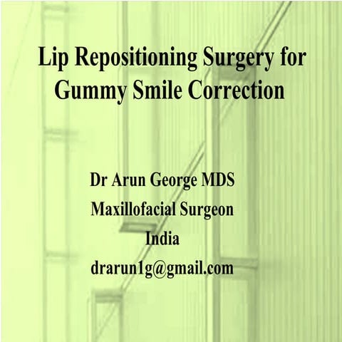 The Lip Repositioning Surgery: A Review Of The Technique Sevolution – YLEAV