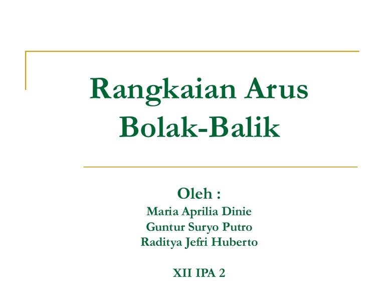Arus Bolak Balik