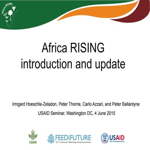 Africa RISING introduction and update 