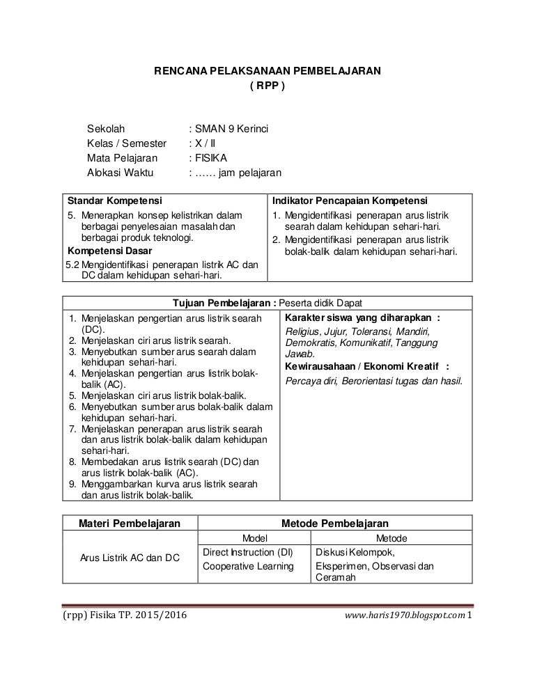 Arus Listrik Acdc Rpp