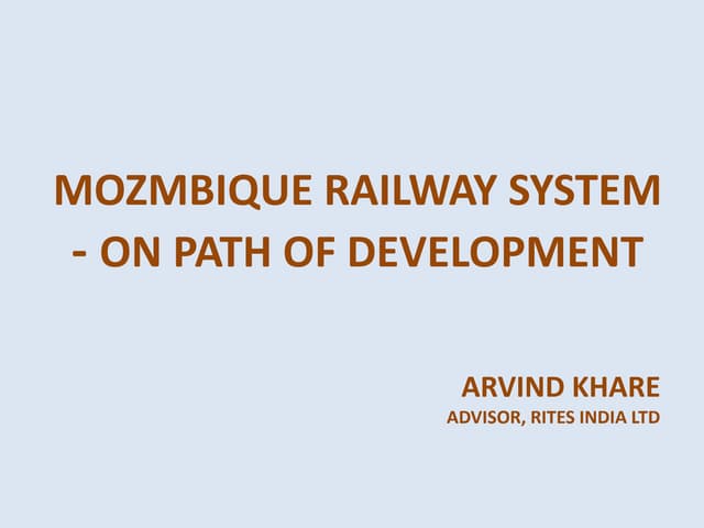 Mozambique's rail industry