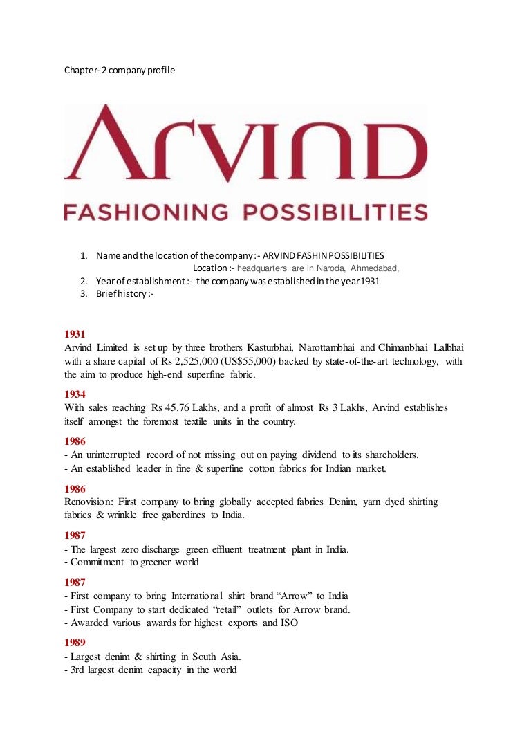 Arvind mills