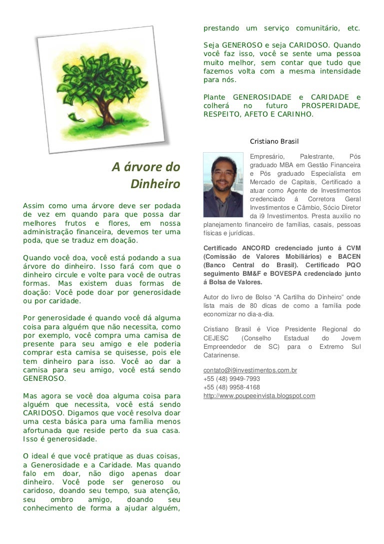 A árvore do dinheiro