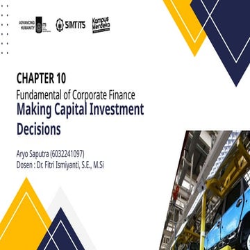 Fundamental of Corporate Finance : Making Capital Investment Decisions ...