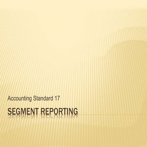 Accounting standard 17 | PPT