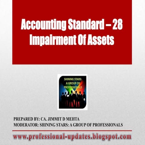 Accounting Standard - 28 Impairment Of Assets