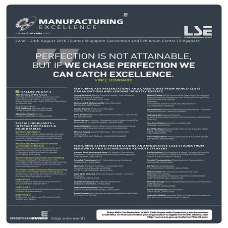 Manufacturing Excellence 