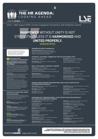 5th Annual The HR Agenda: Looking Ahead (PD)