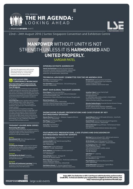 5th Annual The HR Agenda: Looking Ahead (PD)