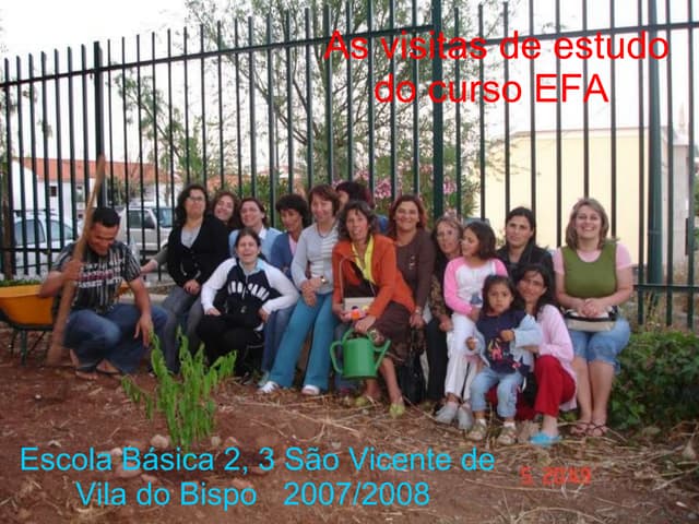 As Visitas De Estudo Do Curso Efa