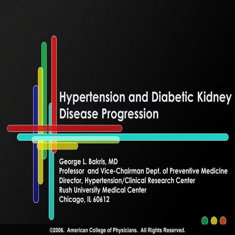 Hypertension and Diabetic Kidney Disease Progression Hypertension and ...