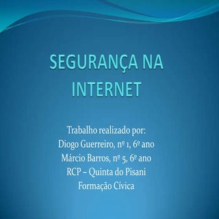 As 10 regras da segurança na internet