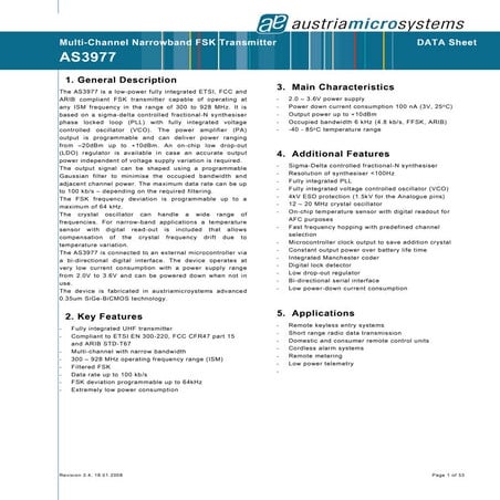 As3977 Datasheet R3 D4