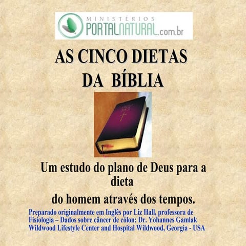 As 5 dietas existentes na biblia | PPT