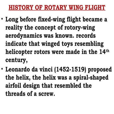 history of rotary flight . its aerodynamics and other stuff aircraft and its ...