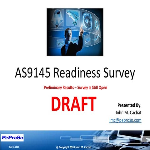 As9145 readiness survey initial results feb 18 2020 cachat