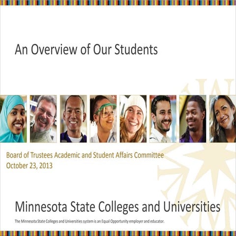 An Overview of Our Students