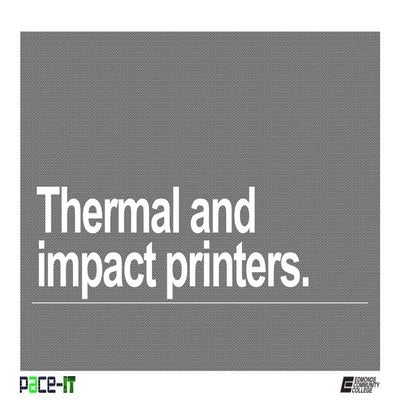 Pace IT - Thermal and Impact Printers