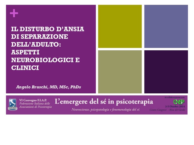 Disturbo D Ansia Di Separazione Dell Adulto