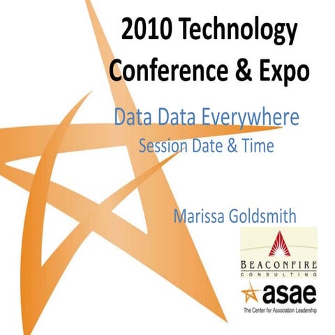 ASAE Tech: Data Data Everywhere