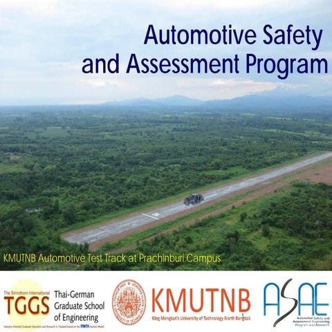 Introduction to Automotive Safety and Assessment Engineering Program at TGGS-...