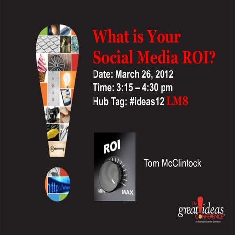 What is your social media ROI abridged