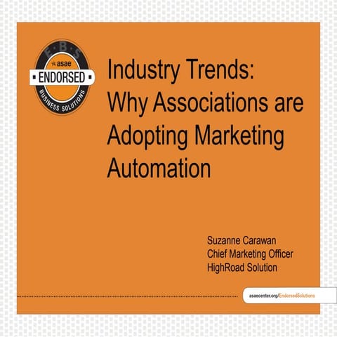 Industry Trends: Why Associations are Adopting Marketing Automation