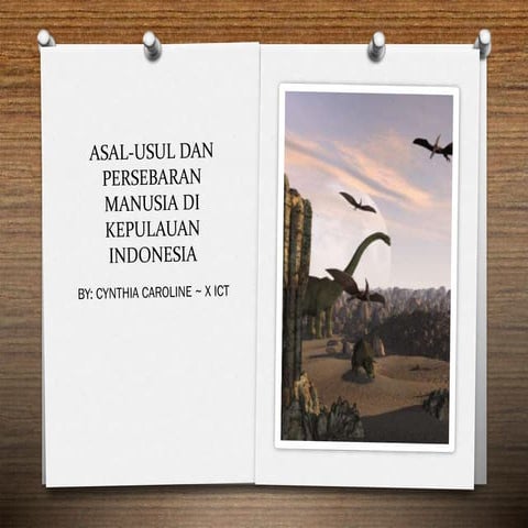 Asal usul dan persebaran manusia di kepulauan indonesia