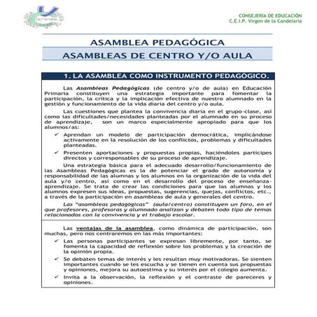 Asamblea Pedagógica