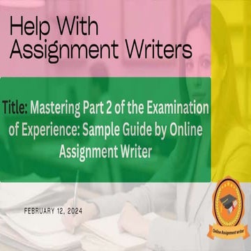 A Sample done for our Client by Online Assignment Writer..pptx