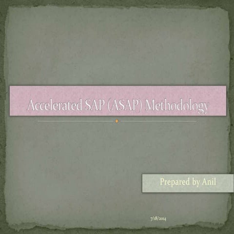 Asap methodology