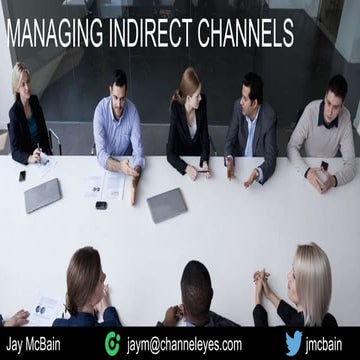 Managing Indirect Channels - Webinar for ASAP Association
