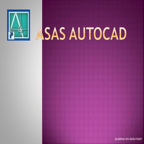 Asas autocad 2D
